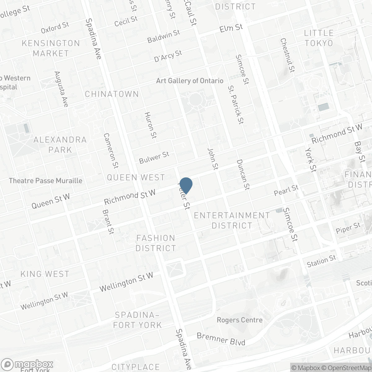 1803 - 125 PETER STREET, Toronto, Ontario M5V 0M2